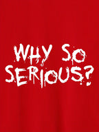 Why So Serious Print Men's Quick Dry Moisture-Wicking Breathable Tank Tops Athletic Gym Bodybuilding Sports Sleeveless Shirts For Workout Running Training Men's Clothes