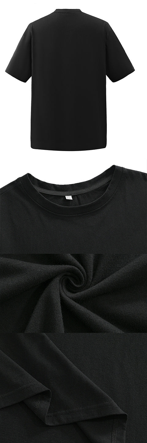 Plus Size Compass And Mountain Graphic Print, Men's Crew Neck Short Sleeve T-shirts, Loose Shirts For Outdoor Activities, Men's Clothes