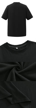 Plus Size Compass And Mountain Graphic Print, Men's Crew Neck Short Sleeve T-shirts, Loose Shirts For Outdoor Activities, Men's Clothes