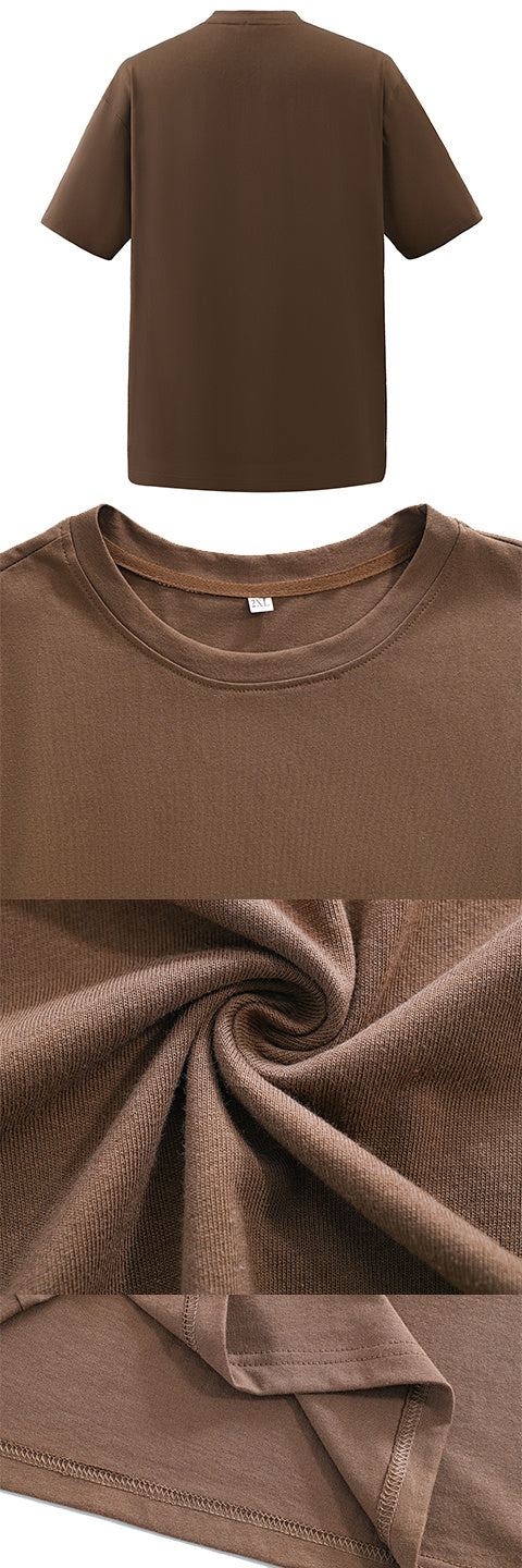 Plus Size Compass And Mountain Graphic Print, Men's Crew Neck Short Sleeve T-shirts, Loose Shirts For Outdoor Activities, Men's Clothes