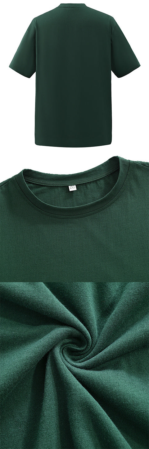 Plus Size Compass And Mountain Graphic Print, Men's Crew Neck Short Sleeve T-shirts, Loose Shirts For Outdoor Activities, Men's Clothes