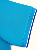 Green Crocodile Graphic Print Men's Casual V-neck T-shirt Short Sleeve Summer Men's Clothes Comfortable Breathable Regular Fit Golf Polo Shirt Button Down