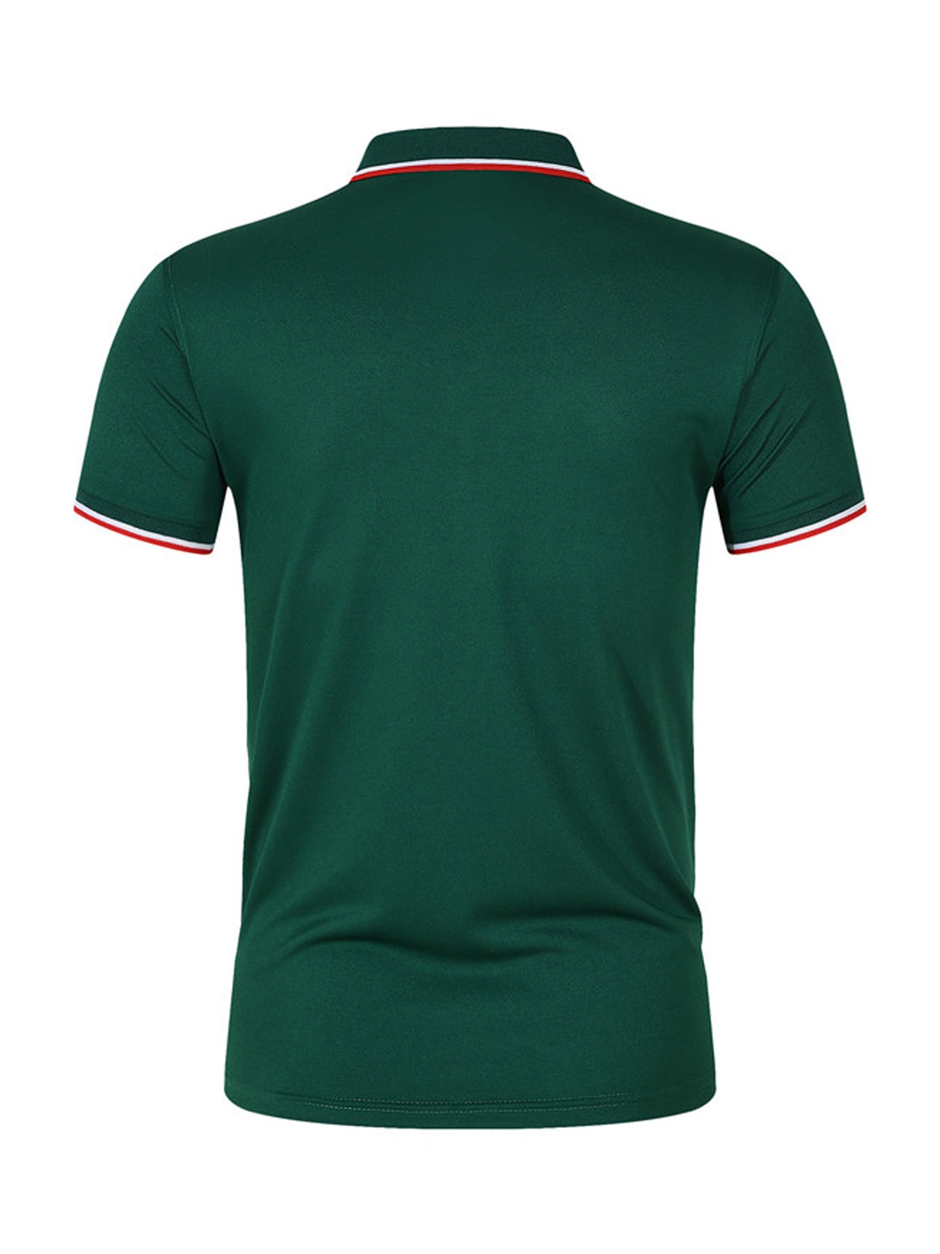 Green Crocodile Graphic Print Men's Casual V-neck T-shirt Short Sleeve Summer Men's Clothes Comfortable Breathable Regular Fit Golf Polo Shirt Button Down