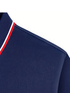 Green Crocodile Graphic Print Men's Casual V-neck T-shirt Short Sleeve Summer Men's Clothes Comfortable Breathable Regular Fit Golf Polo Shirt Button Down