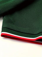 Green Crocodile Graphic Print Men's Casual V-neck T-shirt Short Sleeve Summer Men's Clothes Comfortable Breathable Regular Fit Golf Polo Shirt Button Down