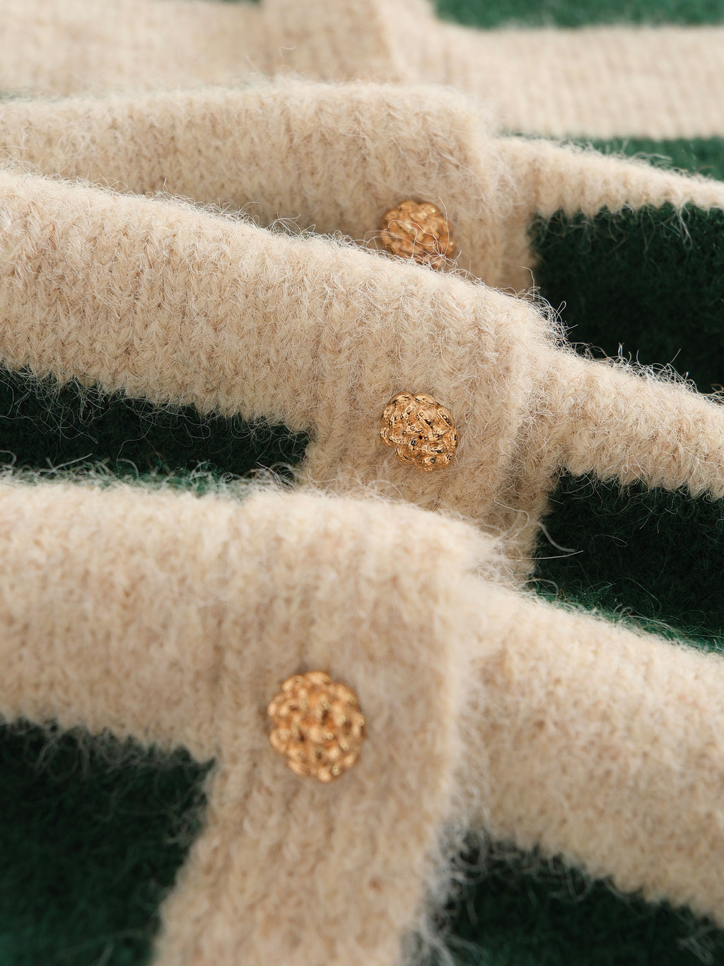 Premium Wool Striped Cardigan Sweater Fashion Women's Tops Hot Soft Long Sleeve Beautiful Ladies Sweater Elegant Autumn Winter Clothing Premium Fabric Constructed Women's Clothes( of tops only)