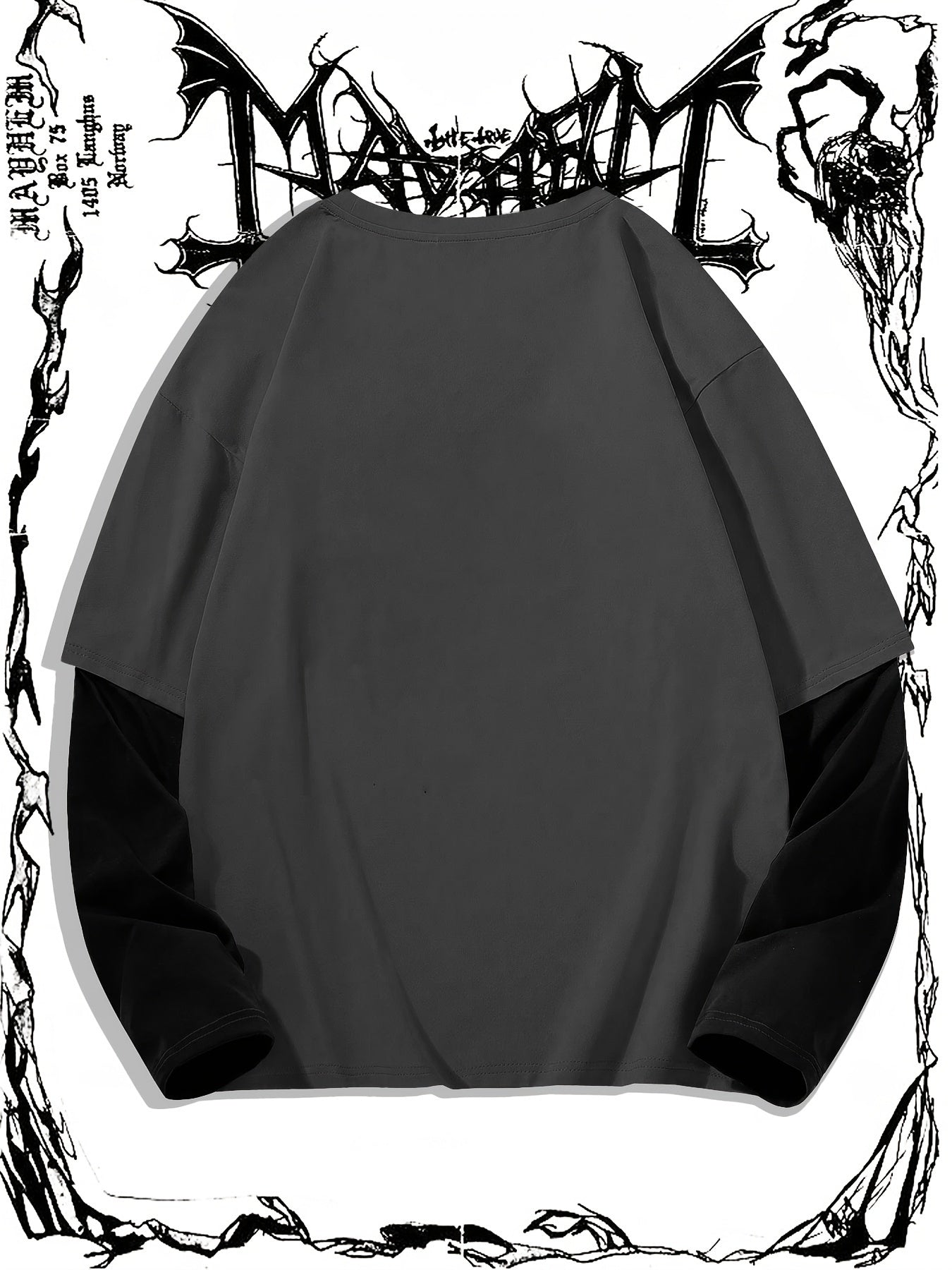 Dark Skull Print Trendy Men's T-shirt, Crew Neck Short Sleeve Tops, Graphic Tee Men's Clothes Summer, Men's Outfits