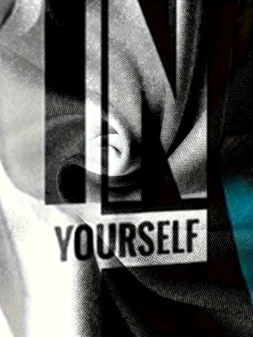 2pcs Men's BELIEVE IN YOURSELF Pattern Color Clash T-shirt & Casual Shorts Set, Men's Clothes For Summer Daily Wear/Holiday/Beach/Party