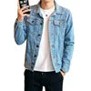 6569-XUJO-Spring and Autumn Jean Jacket Men's Motorcycle Jacket Young Students Men's Clothes Fitted Men's  Jackets