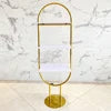 Clothing Store Gold Bag Display Rack Floor Multi Layer Wall Mounted Shoes Stand Rack Women's Clothes Shop Metal Shoe Shelf Rack