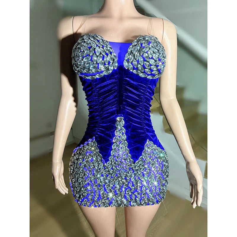 Novance Y3544 Apparel Design Services 2024 Women's Clothes Wholesale Party Club Dresses With Crystals Evening Vetements Femme