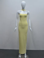 Wholesale Clothing Women's Clothes Red Sexy Vestidos De Fiesta Halter Long Dress Party Bandage Evening Dresses