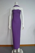 Wholesale Clothing Women's Clothes Red Sexy Vestidos De Fiesta Halter Long Dress Party Bandage Evening Dresses