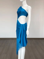 New Arrival 2024 Women's Clothes Bodycon Dress One Shoulder Bandage Party Evening Prom Dresses