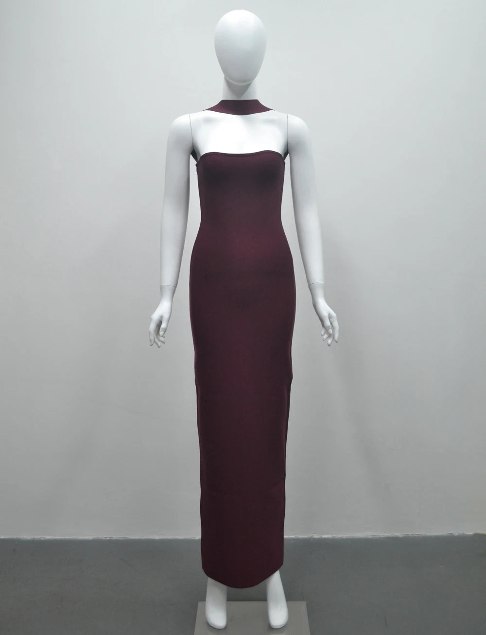 Wholesale Clothing Women's Clothes Red Sexy Vestidos De Fiesta Halter Long Dress Party Bandage Evening Dresses