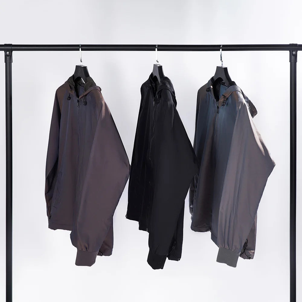 Custom Men's Clothes Fall Winter Flash Colored Jacket for Men Autumn Long Sleeve Thin Casual Jacket Coat Bomber Jacket Hoodie