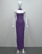 Wholesale Clothing Women's Clothes Red Sexy Vestidos De Fiesta Halter Long Dress Party Bandage Evening Dresses