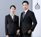 2024 Classic Men's Clothes Slim Suit Spring Autumn Formal Business Single Breasted Button Suit Blazer Coat Jacket Tops