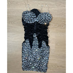 Novance Y3544 Apparel Design Services 2024 Women's Clothes Wholesale Party Club Dresses With Crystals Evening Vetements Femme