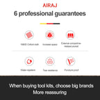 AIRAJ Multifunctional Tool Bags 1680D Oxford Cloth Electrician Bags Waterproof and Wear-Resistant High Capacity Storage Bags