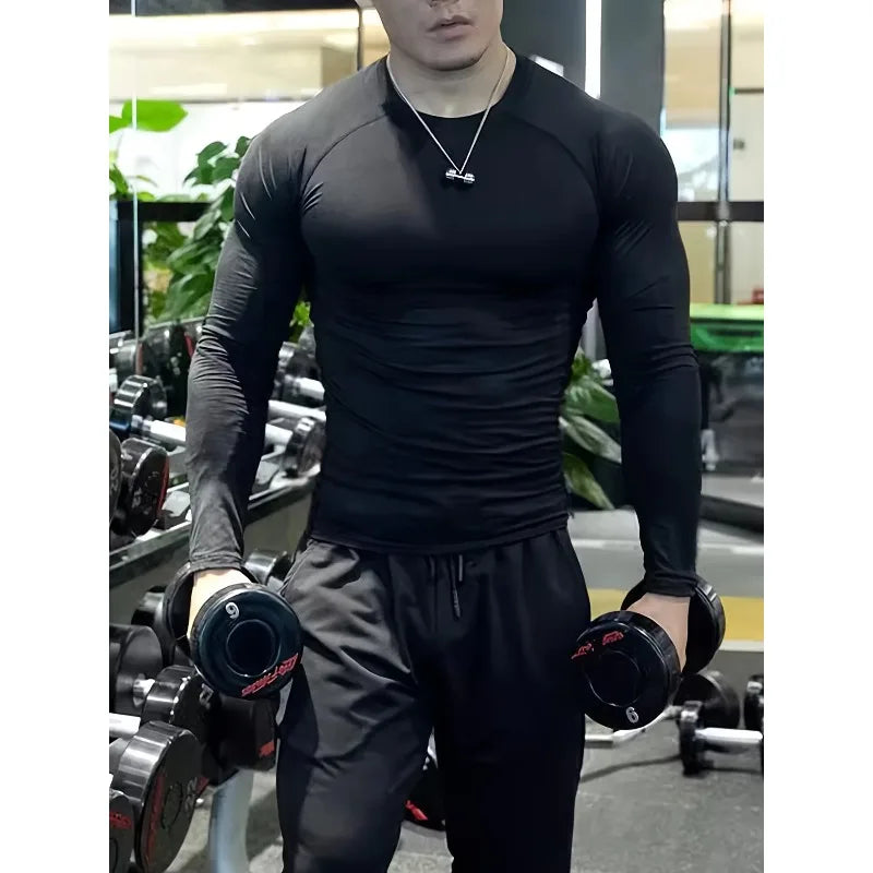 Men's fitness clothes, suitable for sports such as football and basketball