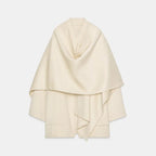 Wool Blended Cloak Coats For Women Loose Jackets Asymmetric Style Fashion Tops Chic  Outwear Autumn Woman High Street Clothes