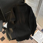 Men's Clothing Trendy Unisex Shirts New Loose Tops Irregular Long-sleeved Coat Shirts