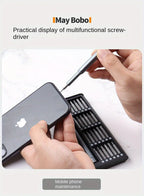 Precision Screwdriver Set 25 in 1 Phillips Torx Hexagonal Flat Head Magnetic Screwdriver Head for iPhone PC Watch Camera Glasses