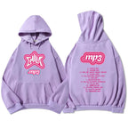 Men Clothes MP3 Emilia Mernes Hoodies Graphic Printing Sweatshirts Winter Casual Long Sleeve Sudaderas Pink Unisex Soft Hoodie