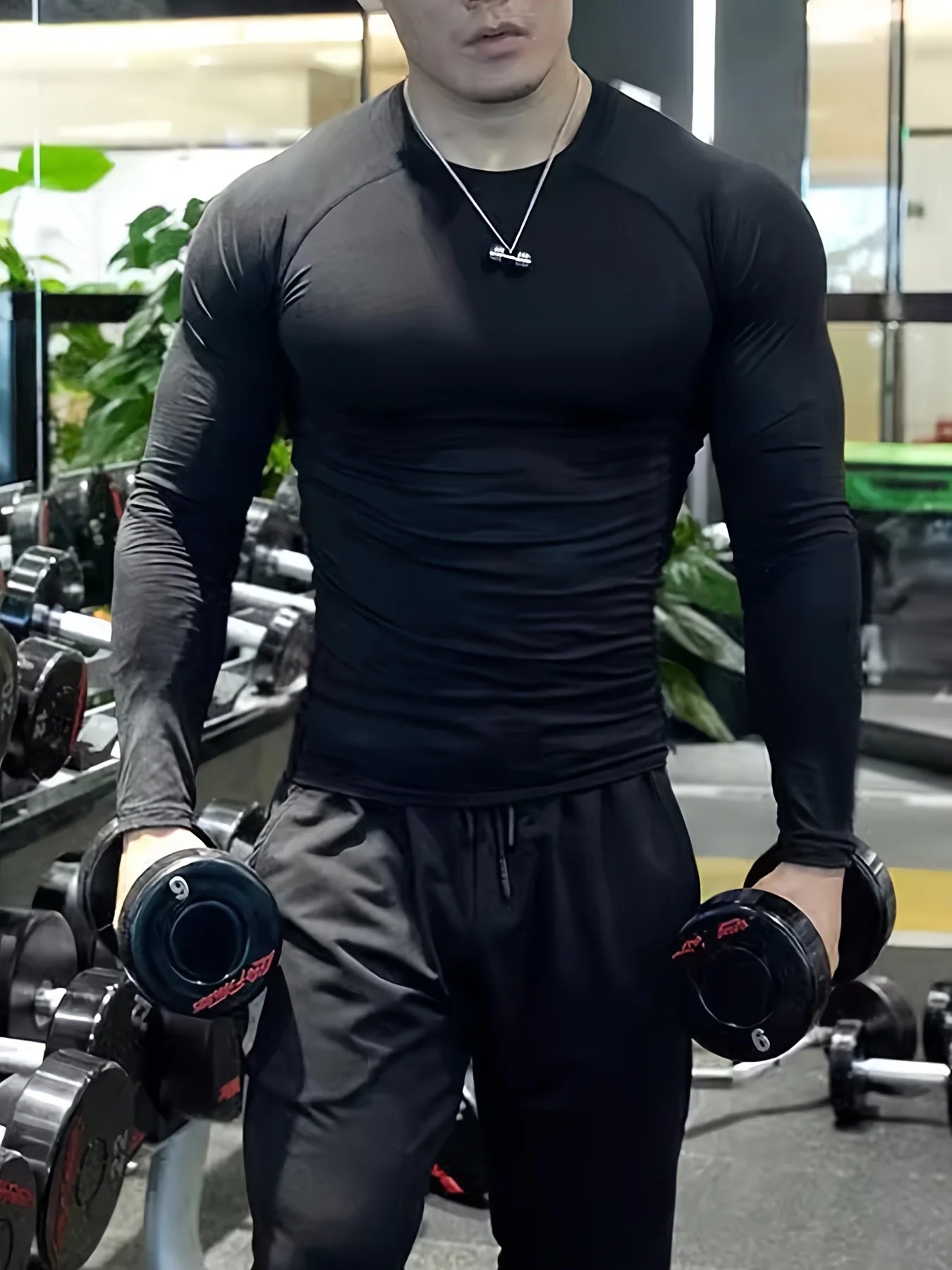 Men's fitness clothes, suitable for sports such as football and basketball
