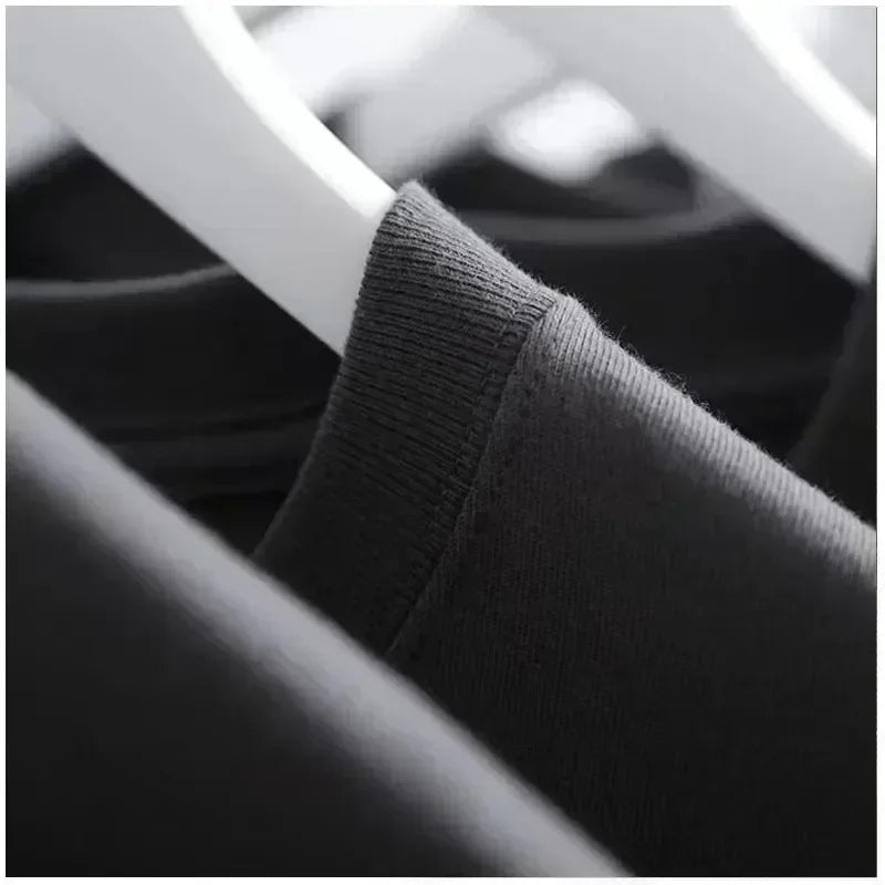 Men Clothes Fashion Round Neck T-Shirts Streetwear 100% Cotton Tactical T-shirt Loose Tops Breathable Tee Military Enthusiast