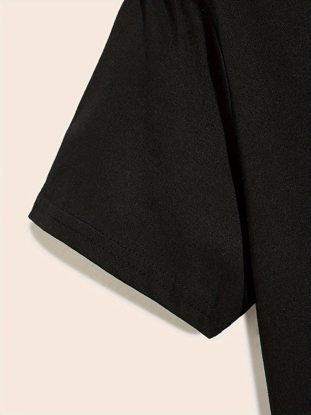 Plus Size Cactus Logo Graphic Print, Men's Crew Neck Short Sleeve T-shirts, Loose Shirts For Outdoor Activities, Men's Clothes For Spring And Summer