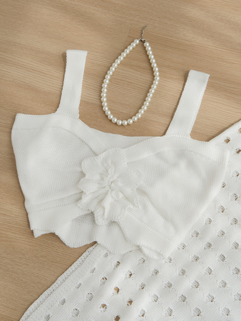 Fashionable Cut-out Skirt + Camisole Crop Top Women's Set, Popular Soft Women's Two-piece Skirt, Daily Elegant Casual Commuting Warm Autumn And Winter Clothing, Women's Clothes Made Of High-quality Fabric