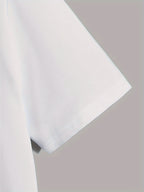 Plus Size Cactus Logo Graphic Print, Men's Crew Neck Short Sleeve T-shirts, Loose Shirts For Outdoor Activities, Men's Clothes For Spring And Summer