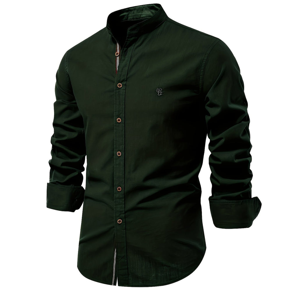 Men's Cotton Long Sleeve Shirts Men's Clothes