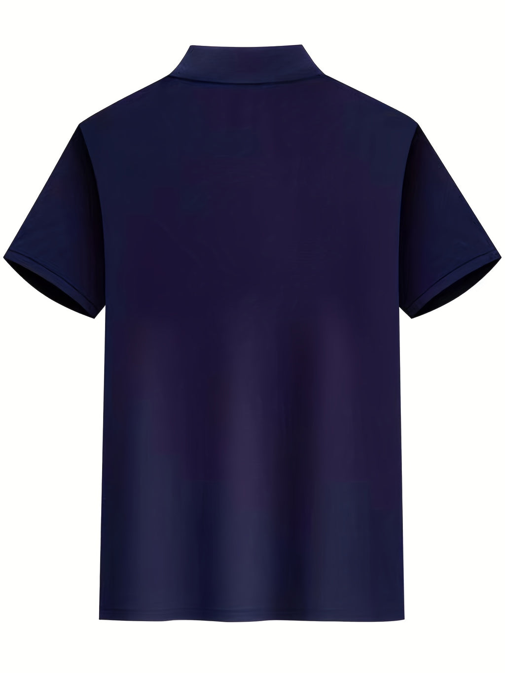 Plus Size Men's Polo Shirts, Small USA Pattern Casual Regular Fit Tops For Both Formal Informal Occasions Business Trip, Men's Clothes