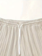 2pcs Men's Stylish Jacquard Drop-Shoulder T-shirt & Casual Shorts Set, Men's Clothes For Summer Daily Wear/Holiday/Beach/Party